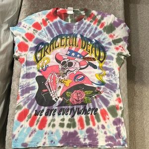 Vintage tie dye graphic Grateful Dead t shirt